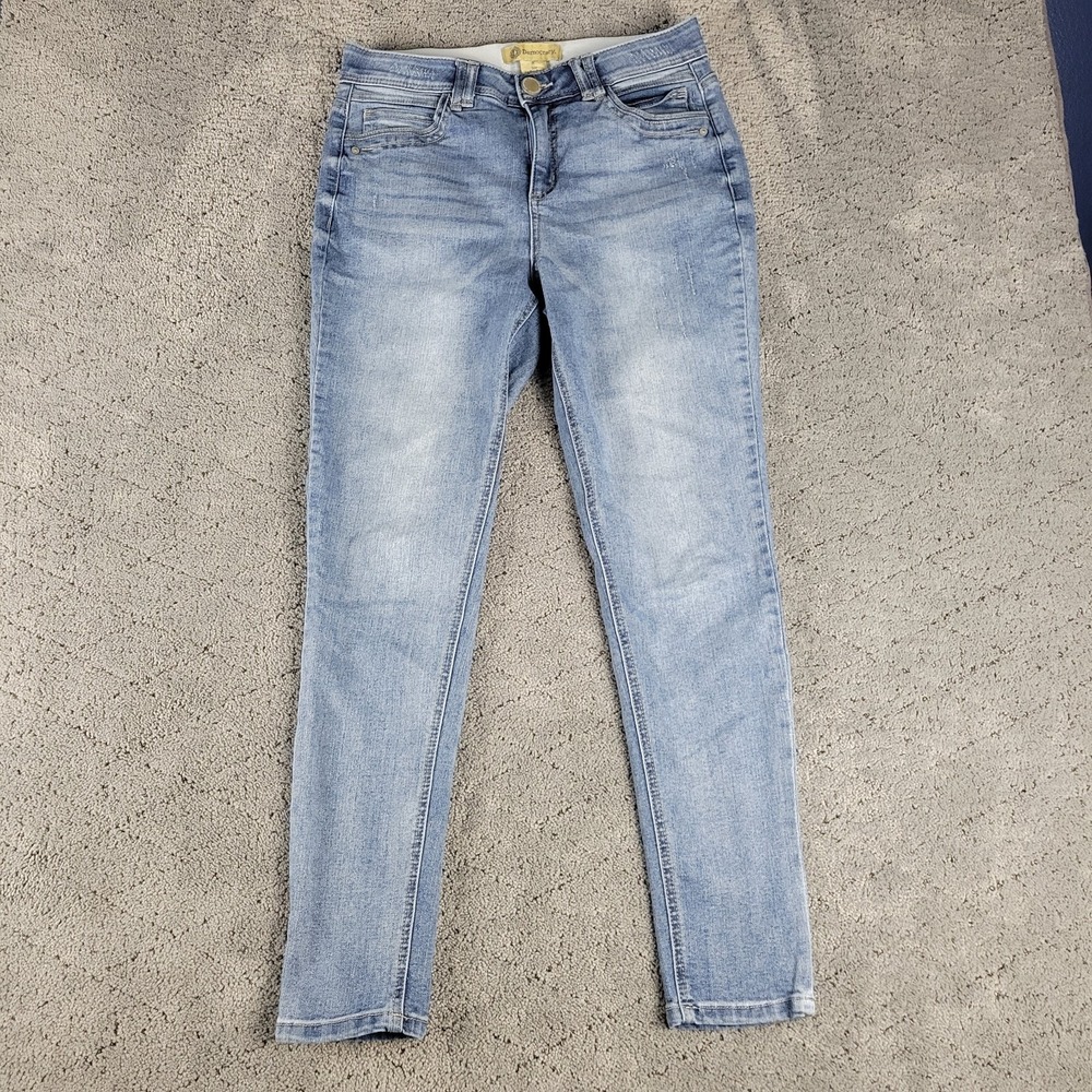 Democracy Jeans Womens 8 Blue Skinny Ab Technology Shaping Slimming Stretch